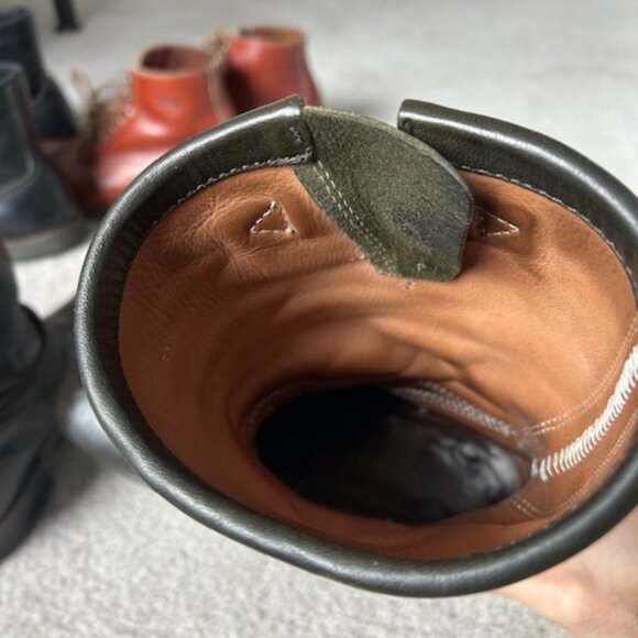 Y\'2 Leather Olive Eco Horsehide Engineer Boots main image 7
